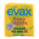 Compresses Normales sans Ailes Fina & Segura Evax (16 uds)